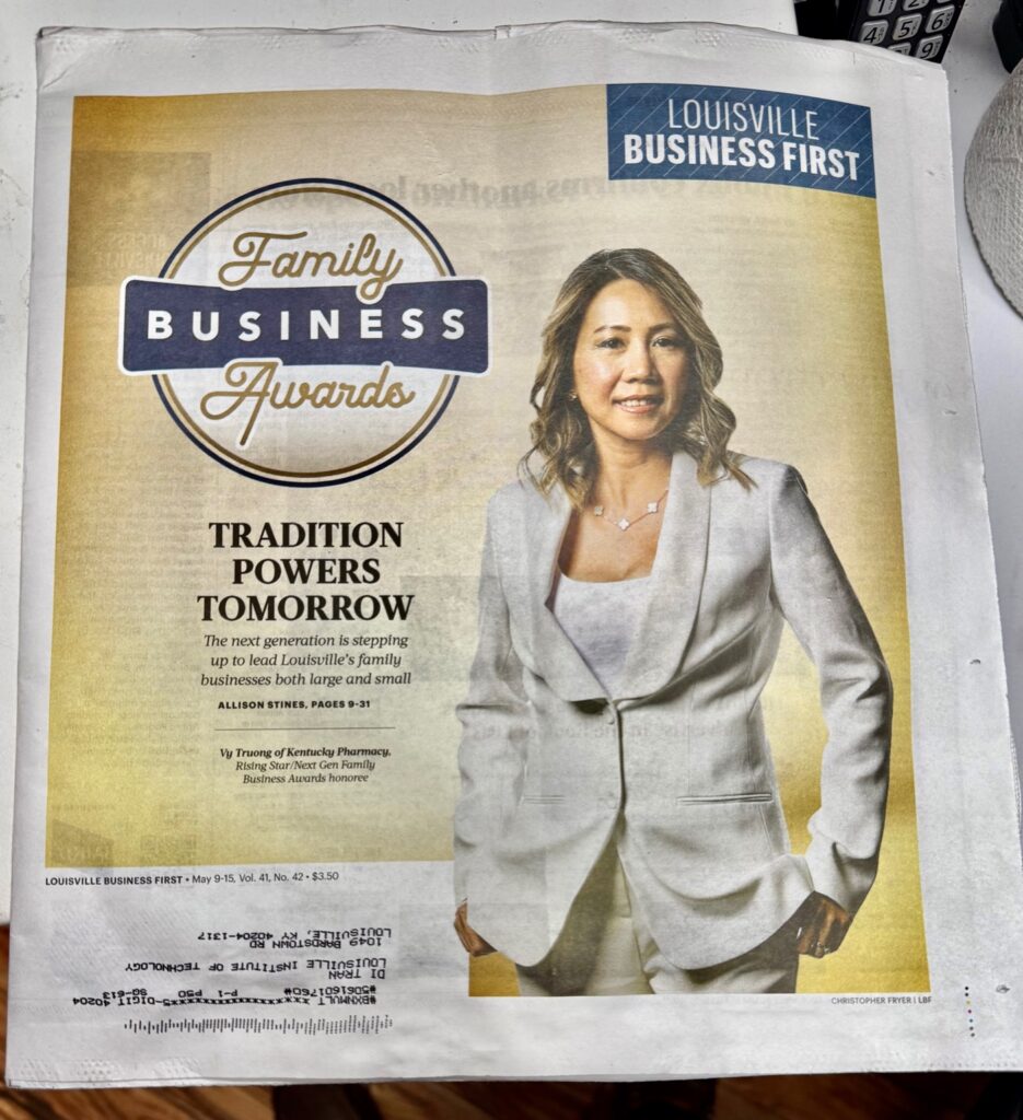 Louisville Business First - Front Page for May 13, 2025 - Featuring Vy Truong